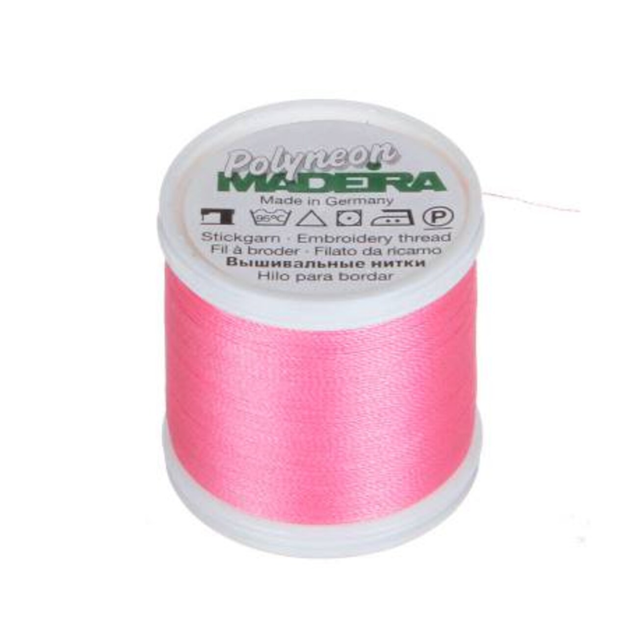 Polyneon Machine Embroidery Thread -- 440 yards spool -- Pink Bubblegum Color -- Ref. # 1921 by Madeira®